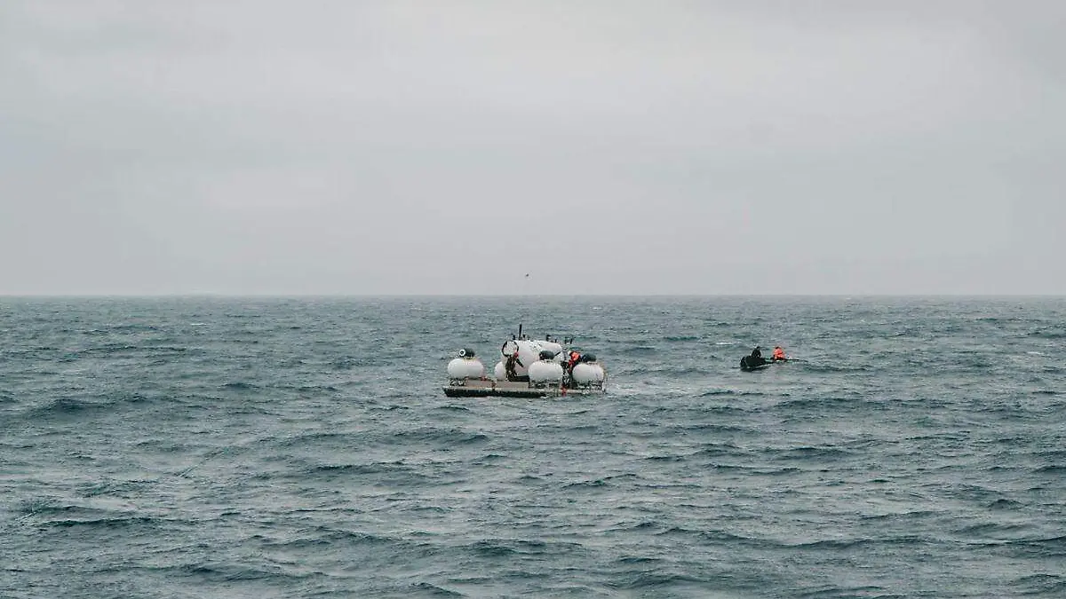 Detectan ruidos en búsqueda del submarino que desapareció en expedición al Titanic